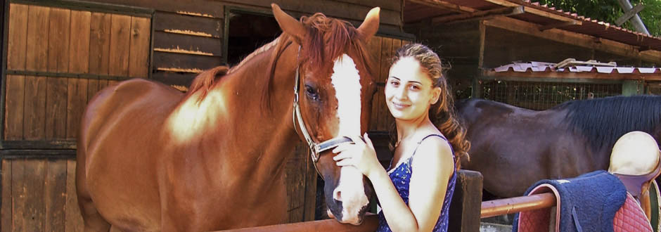 Denise Zangari con Queit II